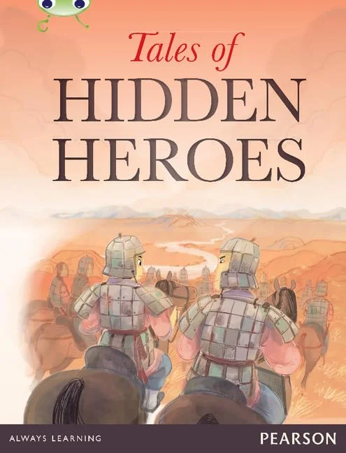 Front cover of Tales of Hidden Heroes, showing Mulan on a horse