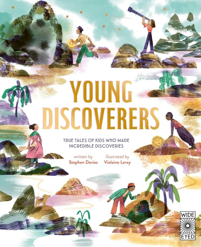 Young Discoverers front cover, showing children discovering caves, tombs and fossils